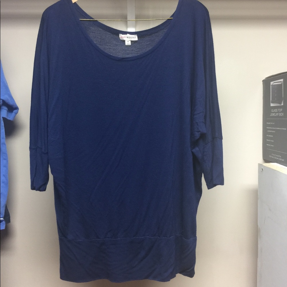 ❤️Navy Blue 1/4 Sleeve Blouse❤️ 5/$25